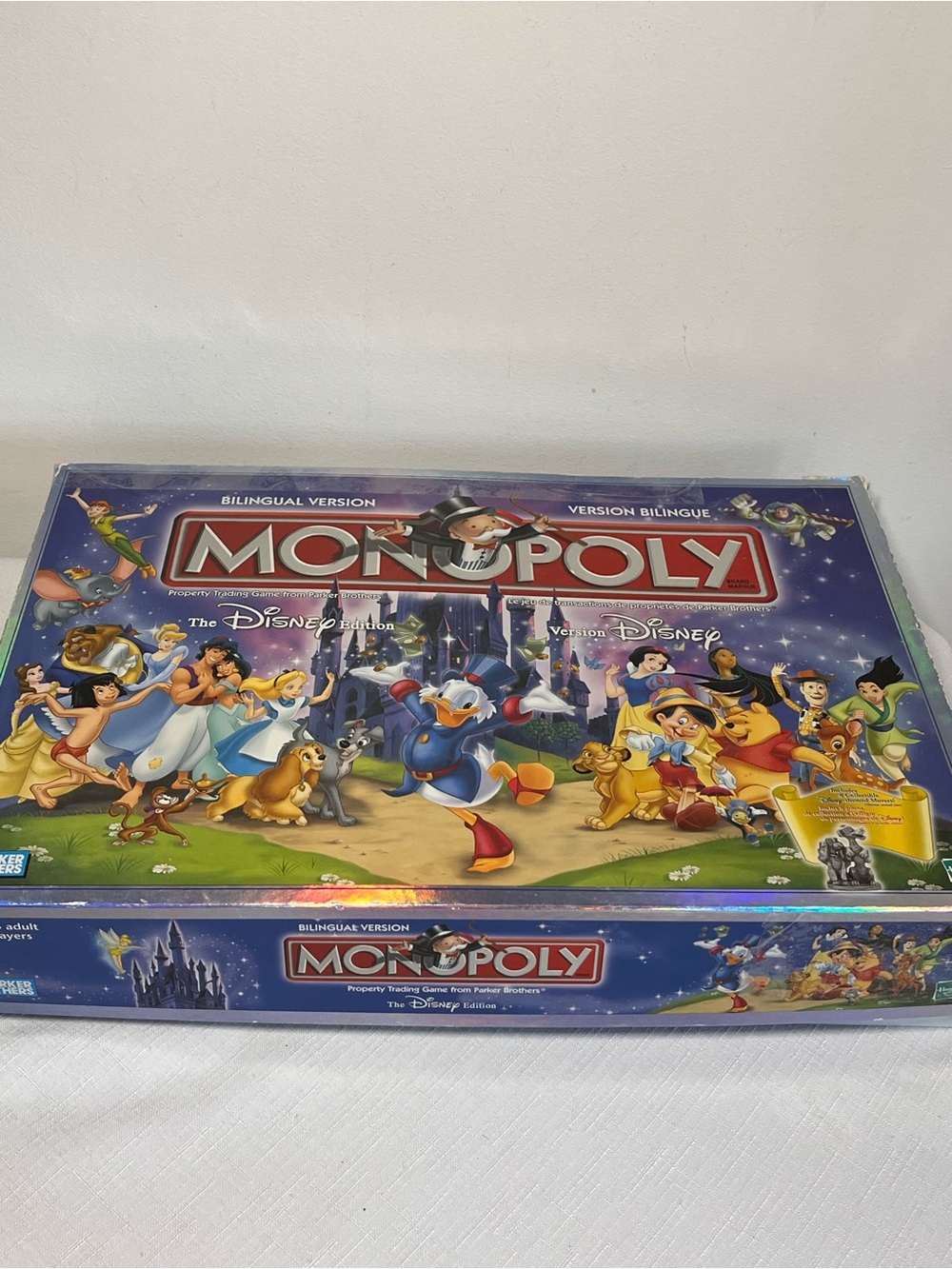 Monopoly The Disney Edition Board Game - 2001 vintage. Metal characters